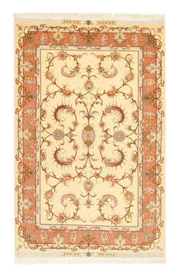 Alfombra Persa - Tabriz - Real - 162 x 103 cm - beige