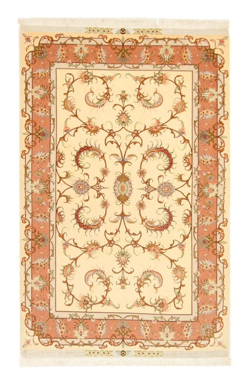 Alfombra Persa - Tabriz - Real - 162 x 103 cm - beige