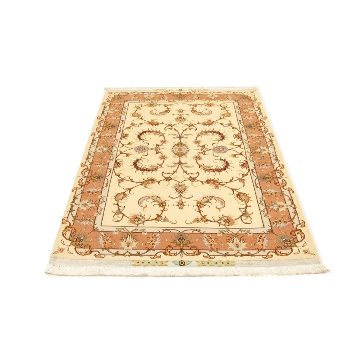 Alfombra Persa - Tabriz - Real - 162 x 103 cm - beige