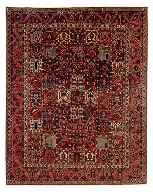 Alfombra persa - Nómada - 374 x 305 cm - multicolor