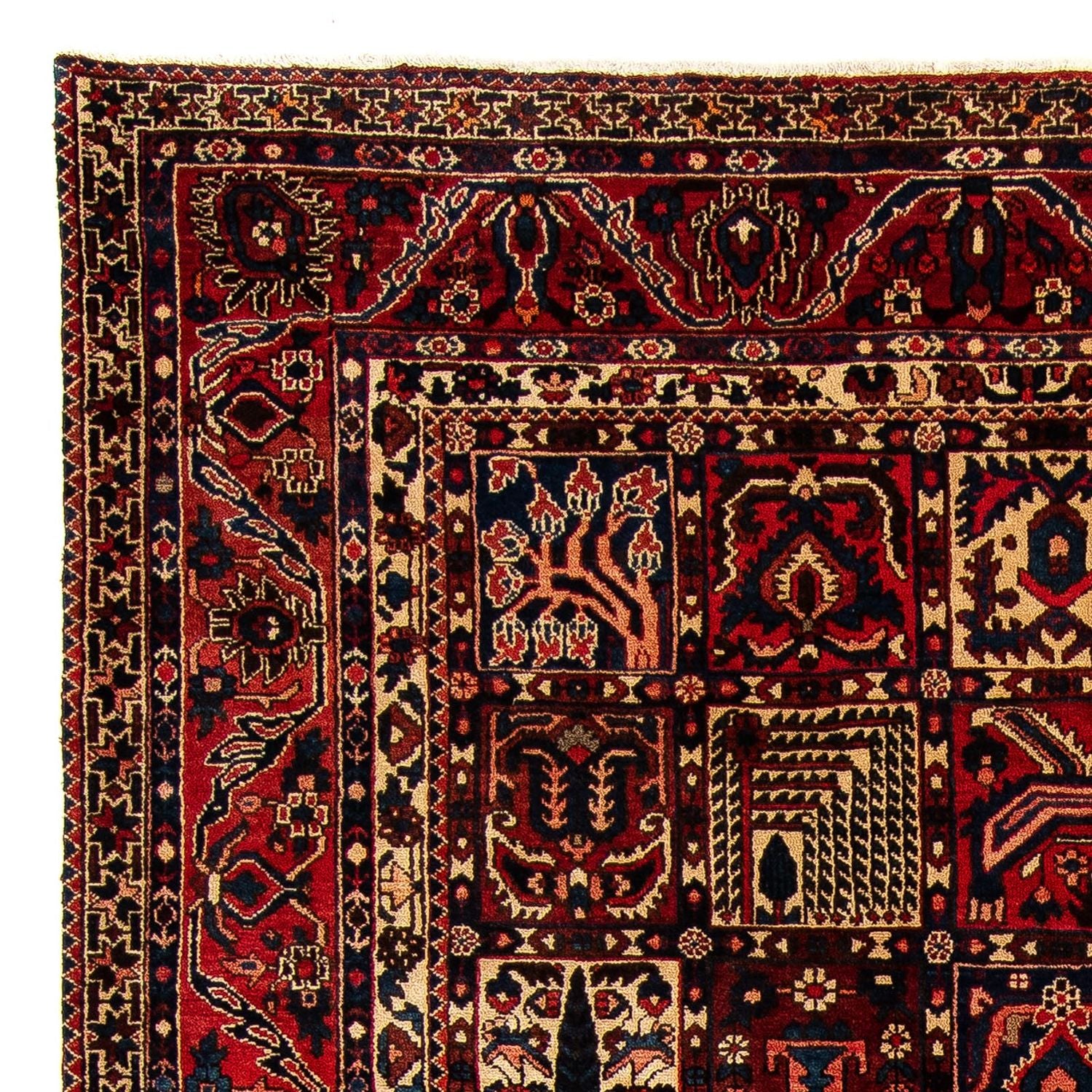 Alfombra persa - Nómada - 374 x 305 cm - multicolor
