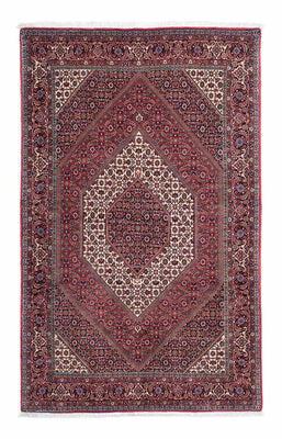 Alfombra persa - Bidjar - 210 x 132 cm - rojo claro