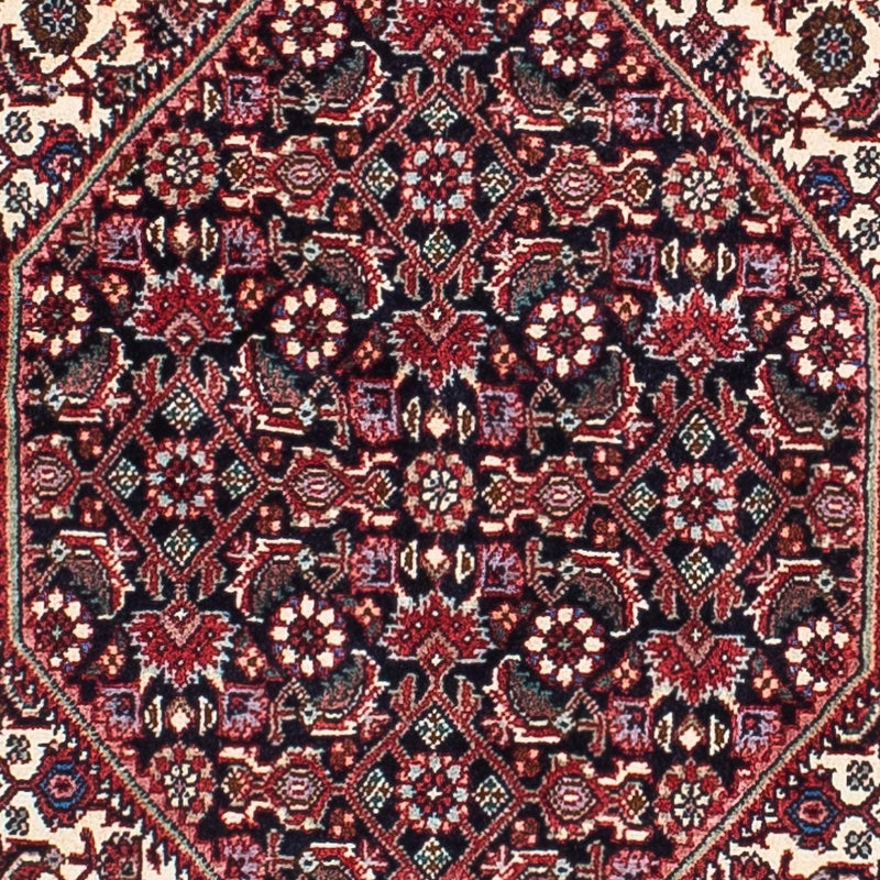 Alfombra persa - Bidjar - 210 x 132 cm - rojo claro