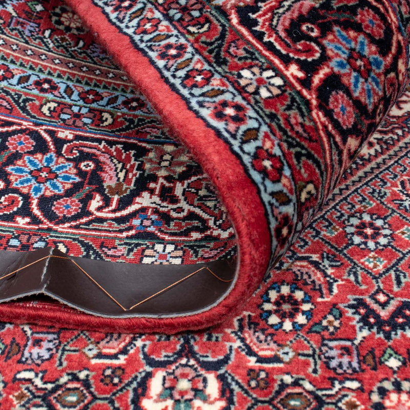 Alfombra persa - Bidjar - 210 x 132 cm - rojo claro