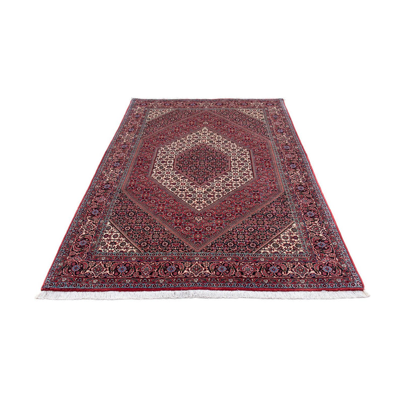 Alfombra persa - Bidjar - 210 x 132 cm - rojo claro