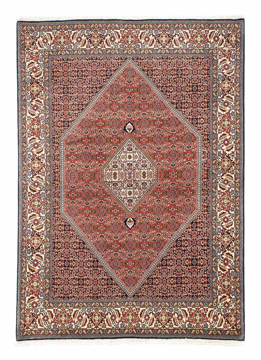 Alfombra persa - Bidjar - 253 x 174 cm - rojo claro