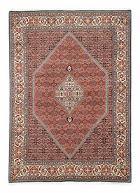 Alfombra persa - Bidjar - 253 x 174 cm - rojo claro