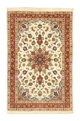 Alfombra Persa - Tabriz - Real - 153 x 100 cm - beige