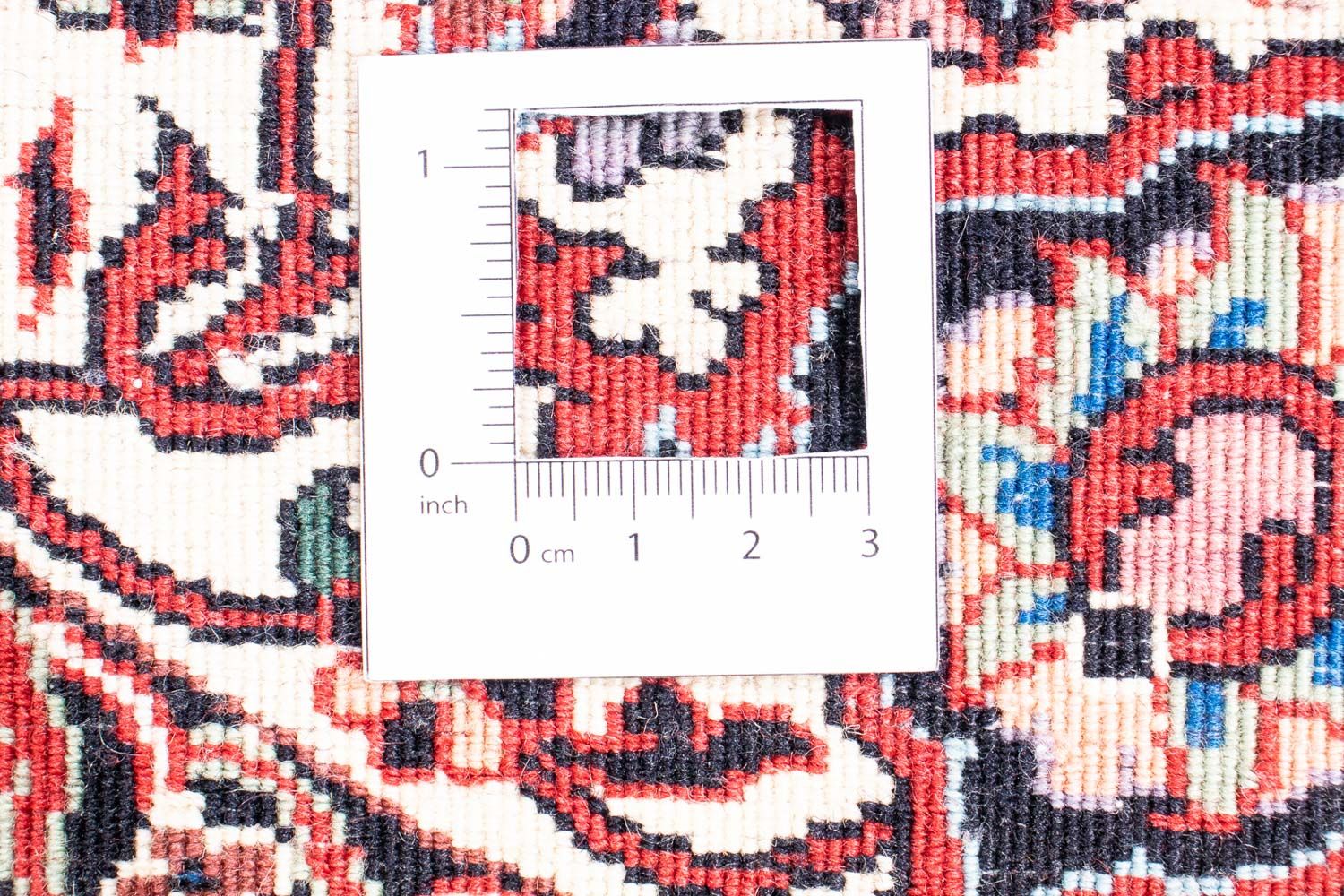 Alfombra persa - Bidjar redondo  - 205 x 205 cm - rojo oscuro