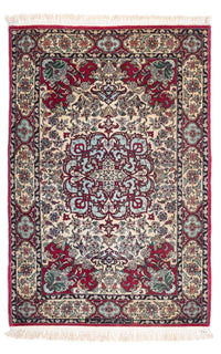 Alfombra Persa - Isfahan - Prima - 124 x 83 cm - rojo oscuro