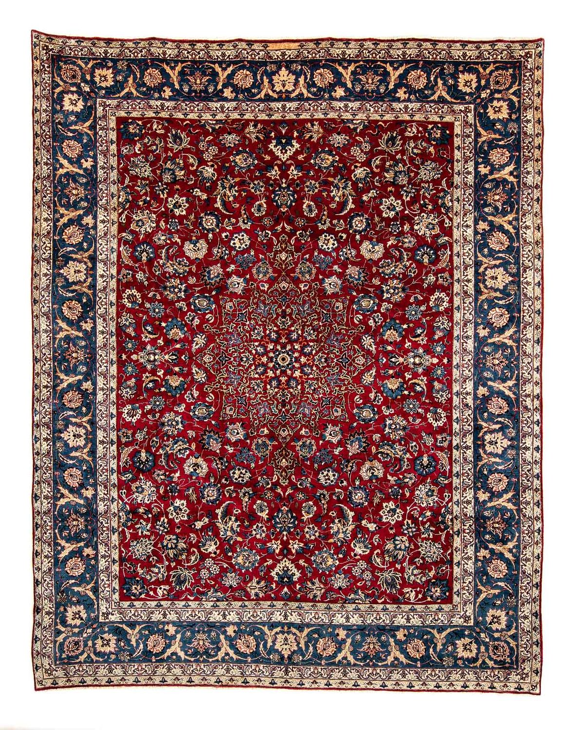 Alfombra persa - Clásica - 380 x 307 cm - rojo oscuro