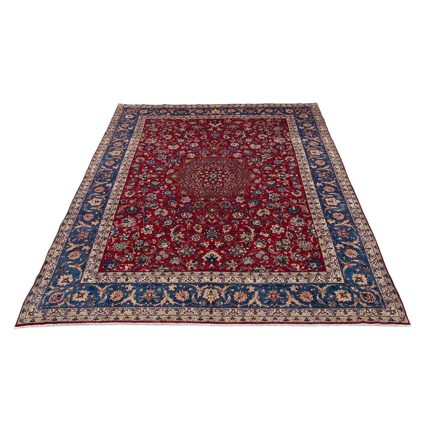 Alfombra persa - Clásica - 380 x 307 cm - rojo oscuro