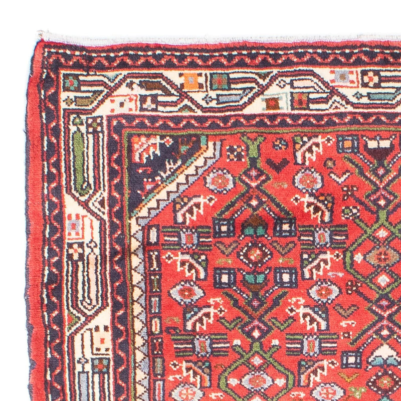 Alfombra persa - Nómada - 143 x 104 cm - rojo