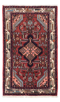 Alfombra persa - Nómada - 125 x 80 cm - rojo oscuro