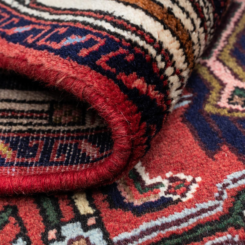 Alfombra persa - Nómada - 125 x 80 cm - rojo oscuro