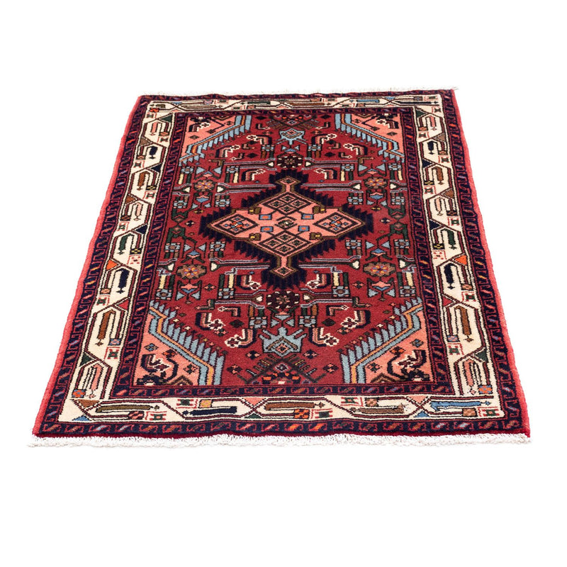Alfombra persa - Nómada - 125 x 80 cm - rojo oscuro