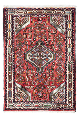 Alfombra persa - Nómada - 125 x 80 cm - rojo