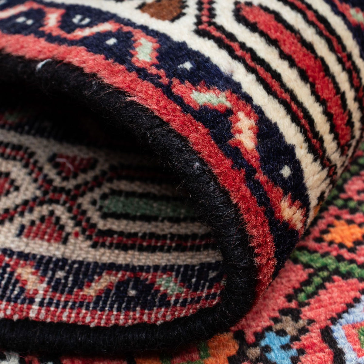 Alfombra persa - Nómada - 125 x 80 cm - rojo