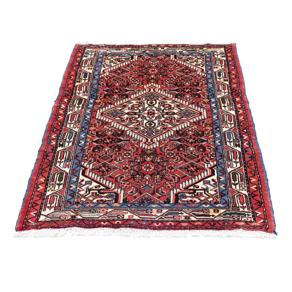 Alfombra persa - Nómada - 125 x 80 cm - rojo claro