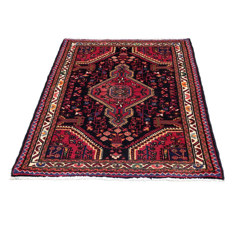 Alfombra persa - Nómada - 125 x 80 cm - azul oscuro