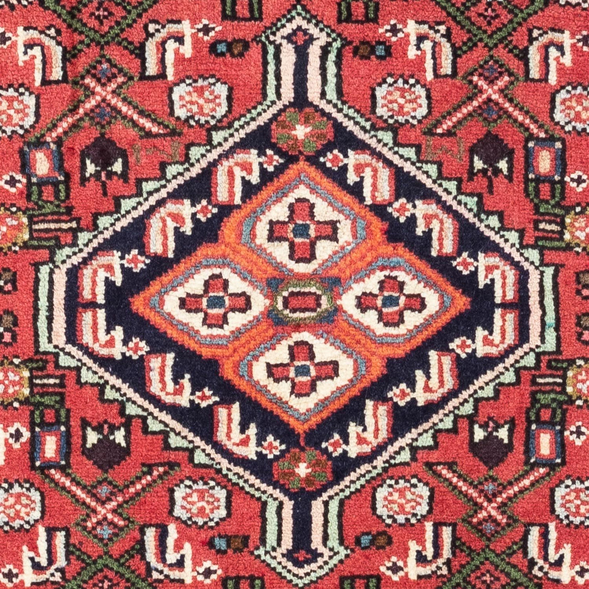 Alfombra persa - Nómada - 125 x 80 cm - rojo