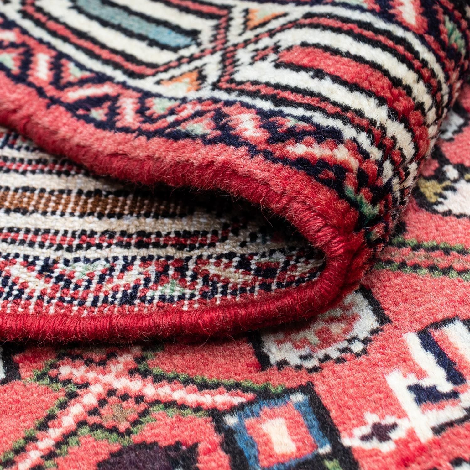 Alfombra persa - Nómada - 125 x 80 cm - rojo