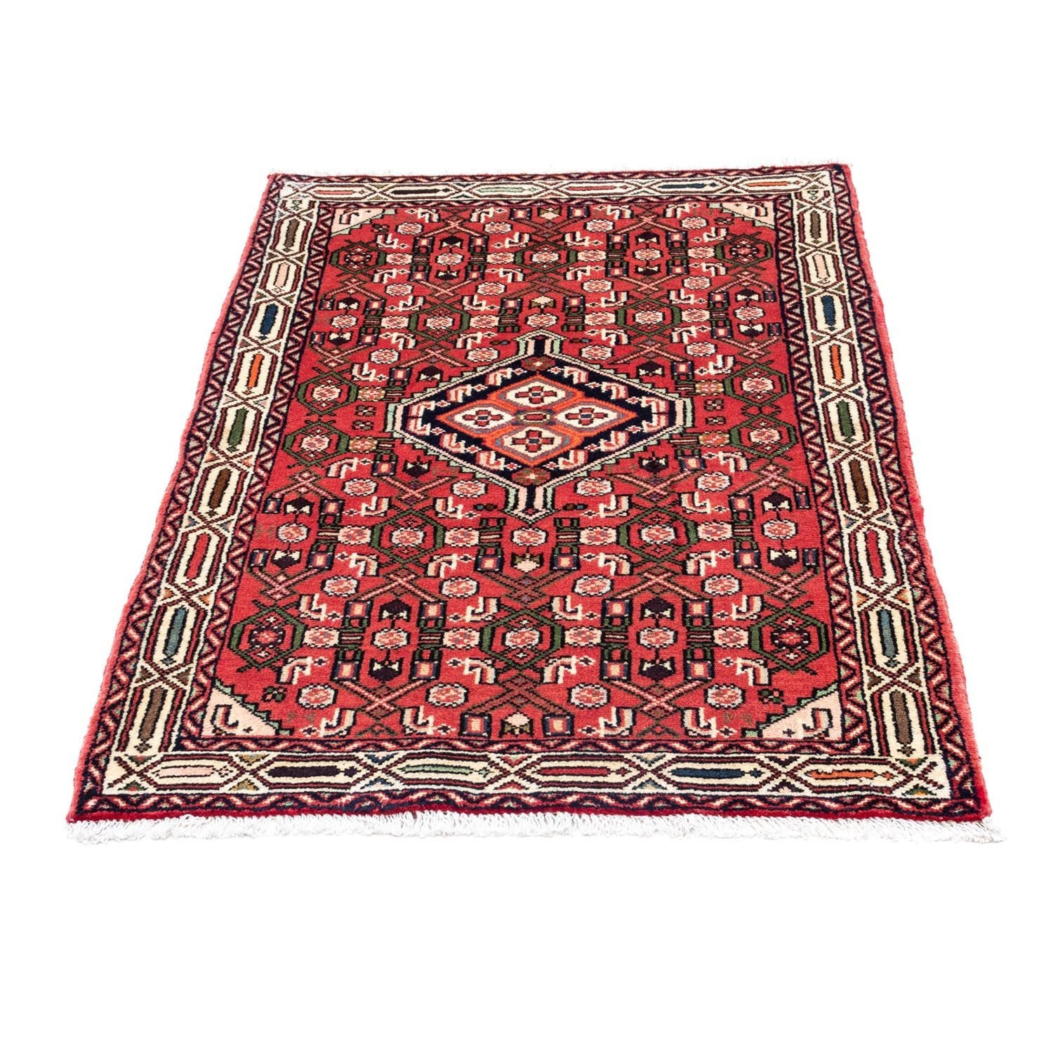 Alfombra persa - Nómada - 125 x 80 cm - rojo