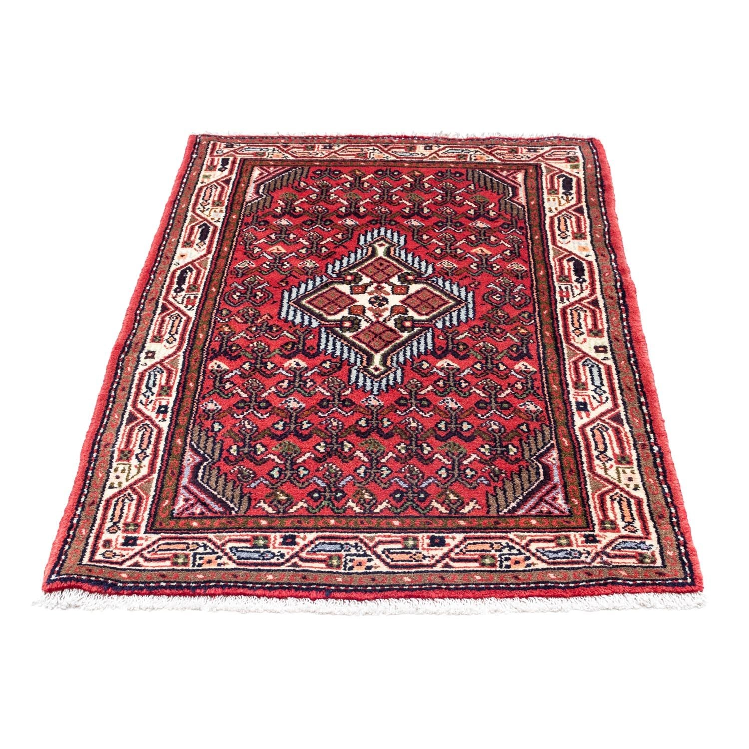 Alfombra persa - Nómada - 125 x 80 cm - rojo