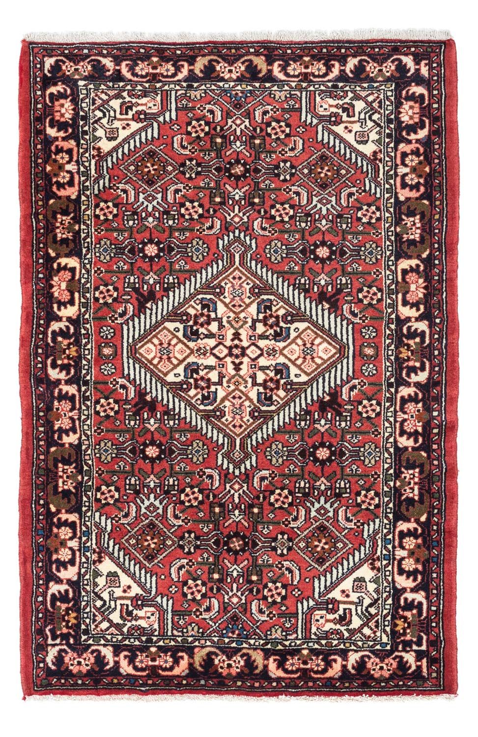 Alfombra persa - Nómada - 125 x 80 cm - rojo