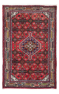 Alfombra persa - Nómada - 125 x 80 cm - rojo