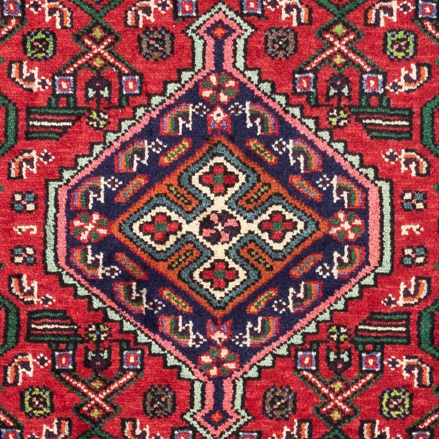 Alfombra persa - Nómada - 125 x 80 cm - rojo