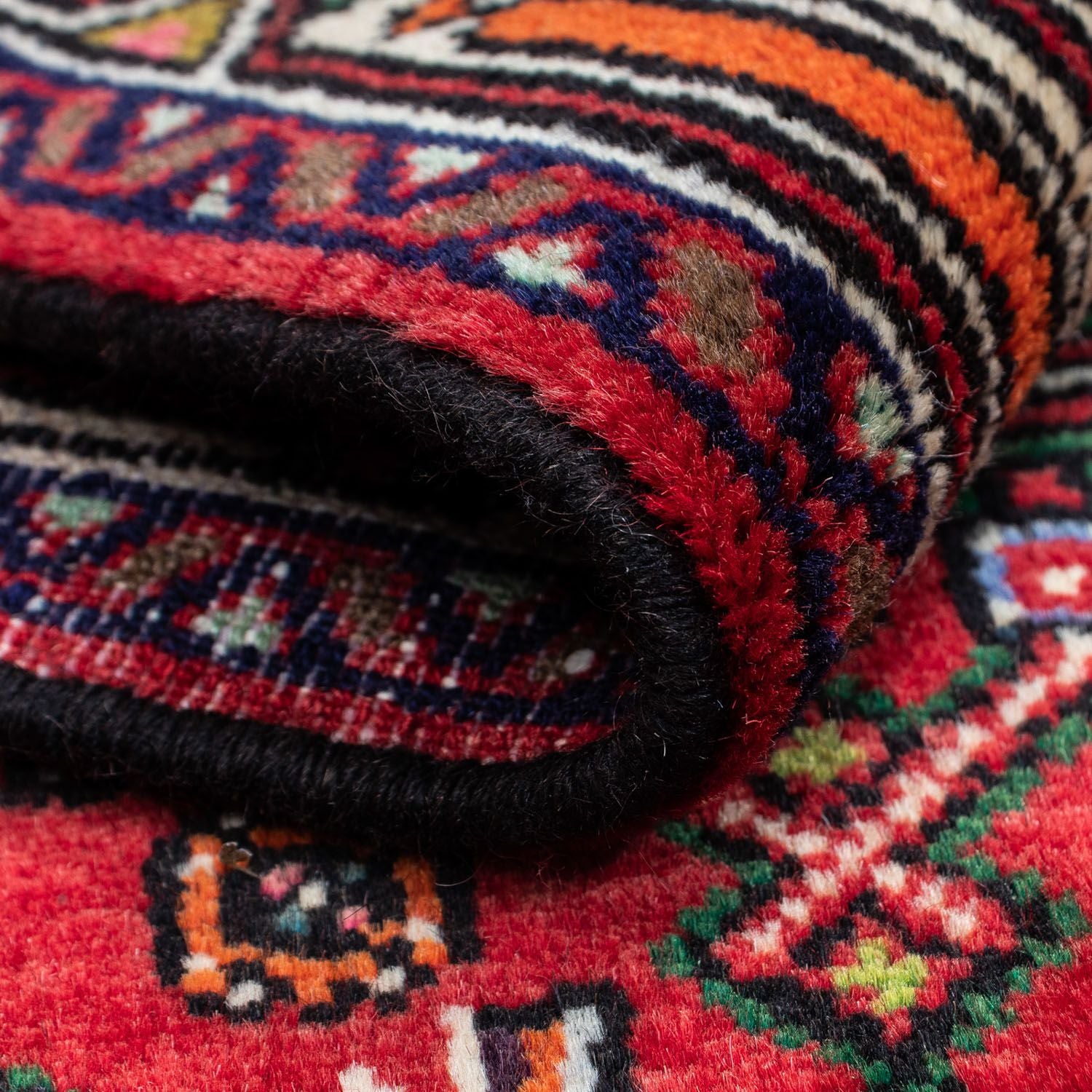 Alfombra persa - Nómada - 125 x 80 cm - rojo