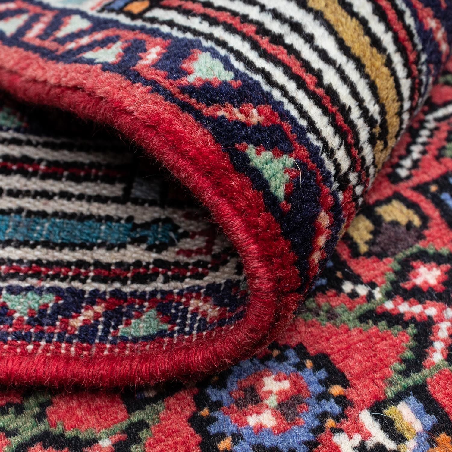 Alfombra persa - Nómada - 125 x 80 cm - rojo