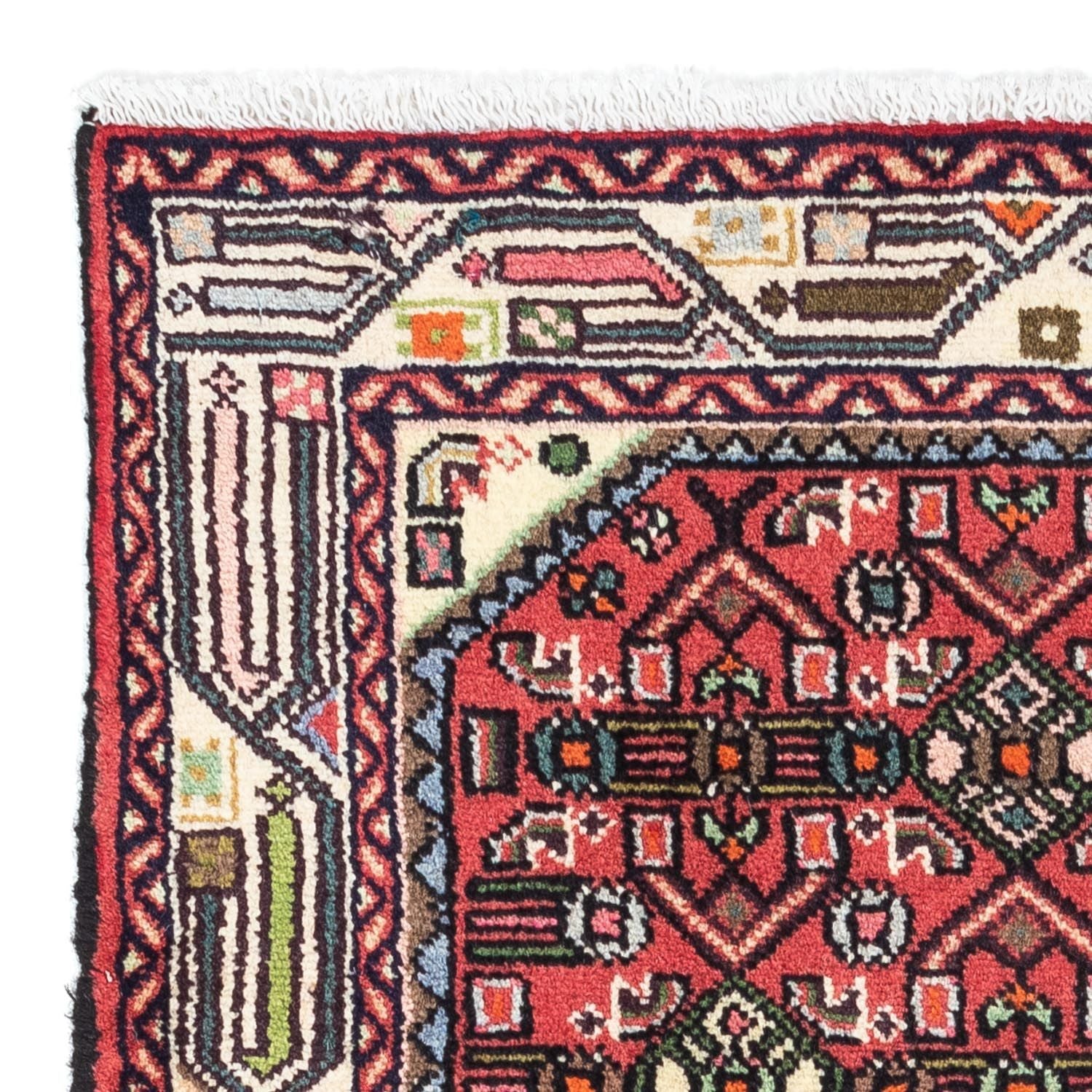 Alfombra persa - Nómada - 125 x 80 cm - rojo
