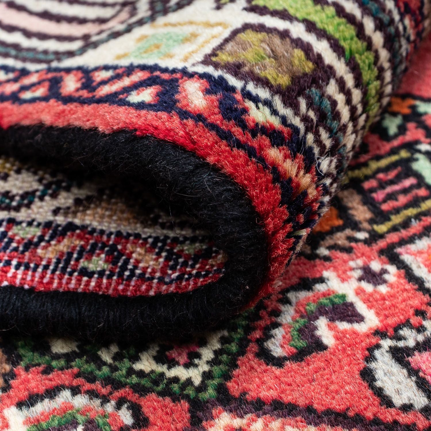 Alfombra persa - Nómada - 125 x 80 cm - rojo