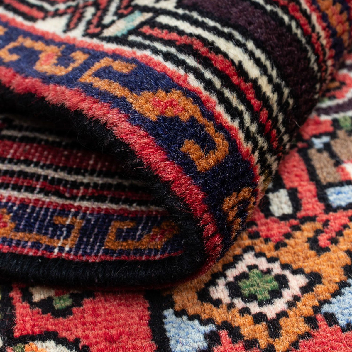 Alfombra persa - Nómada - 125 x 80 cm - rojo