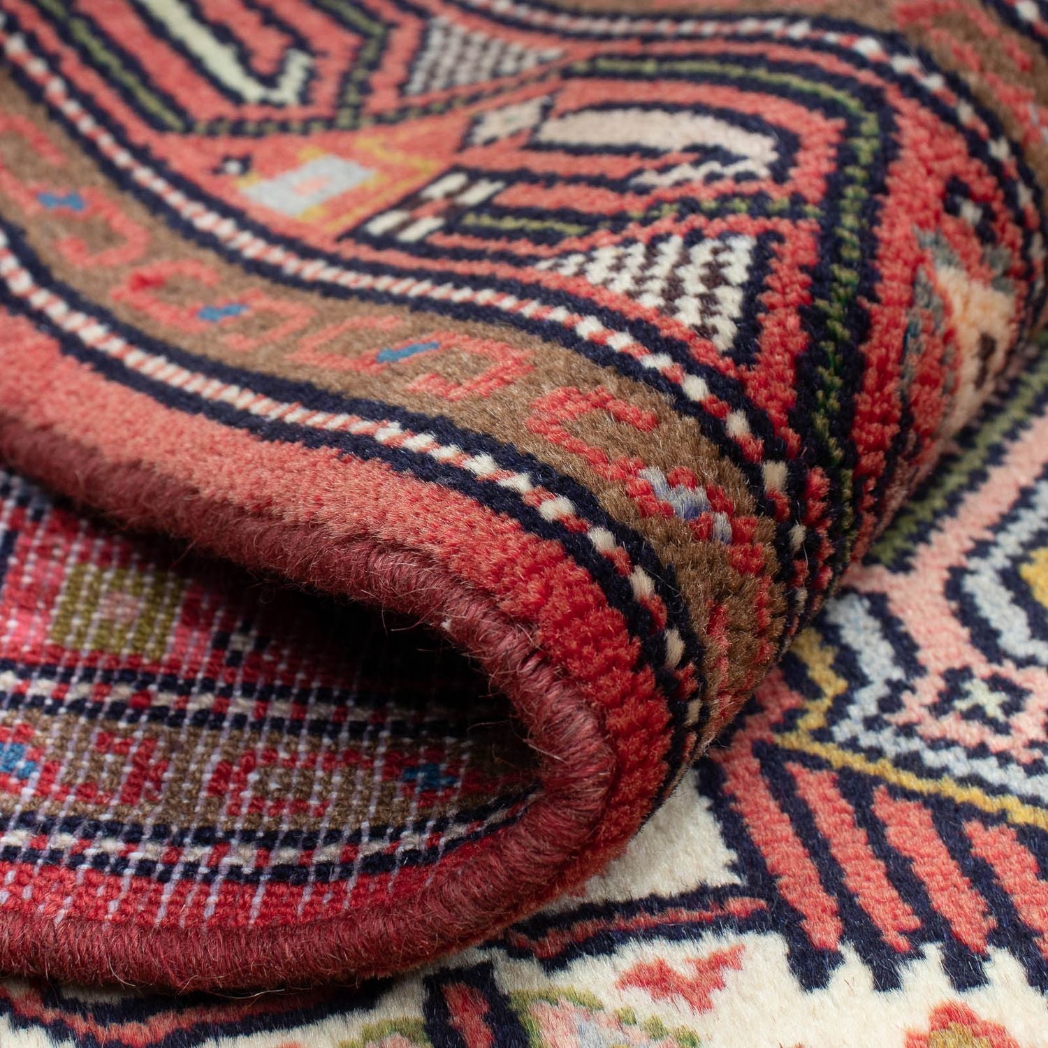 Alfombra persa - Nómada - 125 x 80 cm - beige