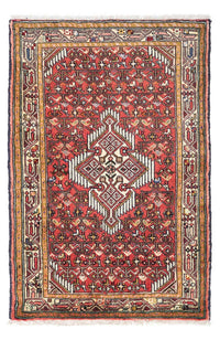 Alfombra persa - Nómada - 125 x 80 cm - rojo claro