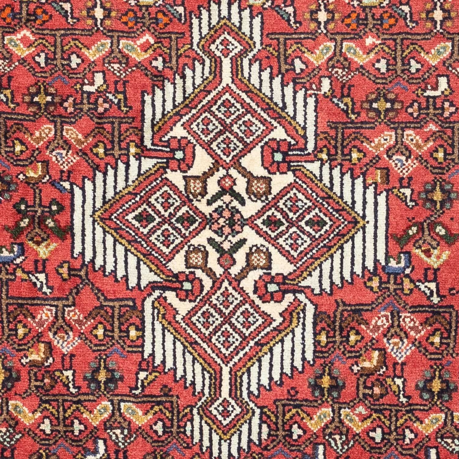 Alfombra persa - Nómada - 125 x 80 cm - rojo claro
