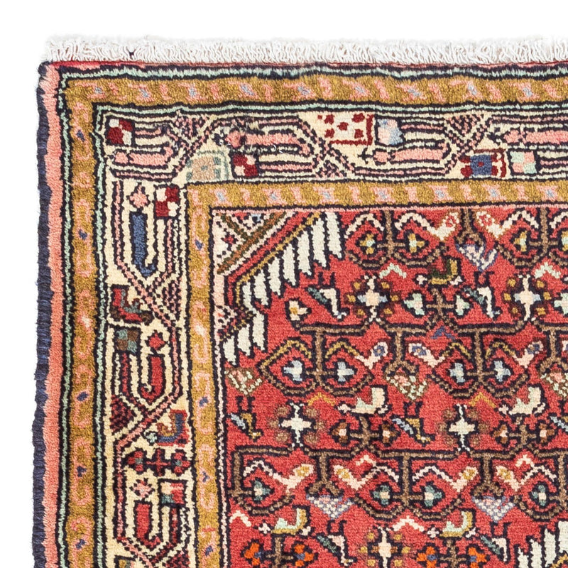 Alfombra persa - Nómada - 125 x 80 cm - rojo claro