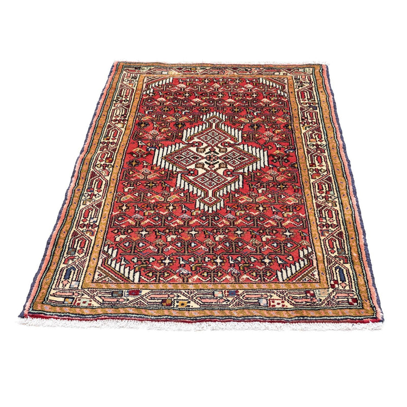 Alfombra persa - Nómada - 125 x 80 cm - rojo claro