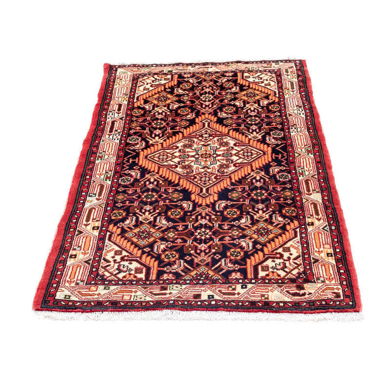 Alfombra persa - Nómada - 125 x 80 cm - azul oscuro