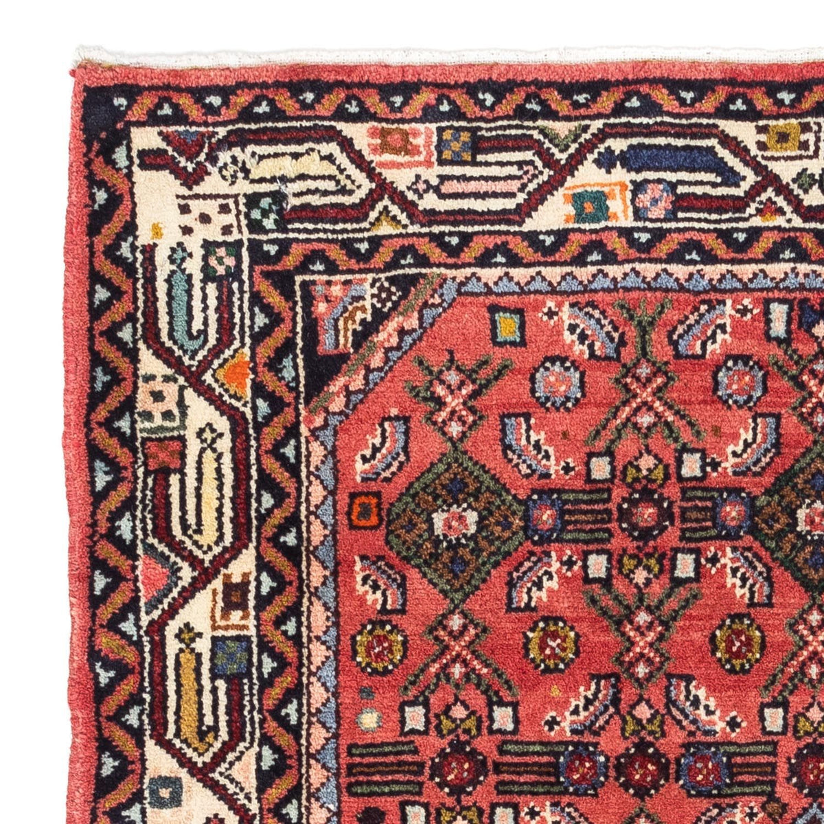 Alfombra persa - Nómada - 125 x 80 cm - rojo