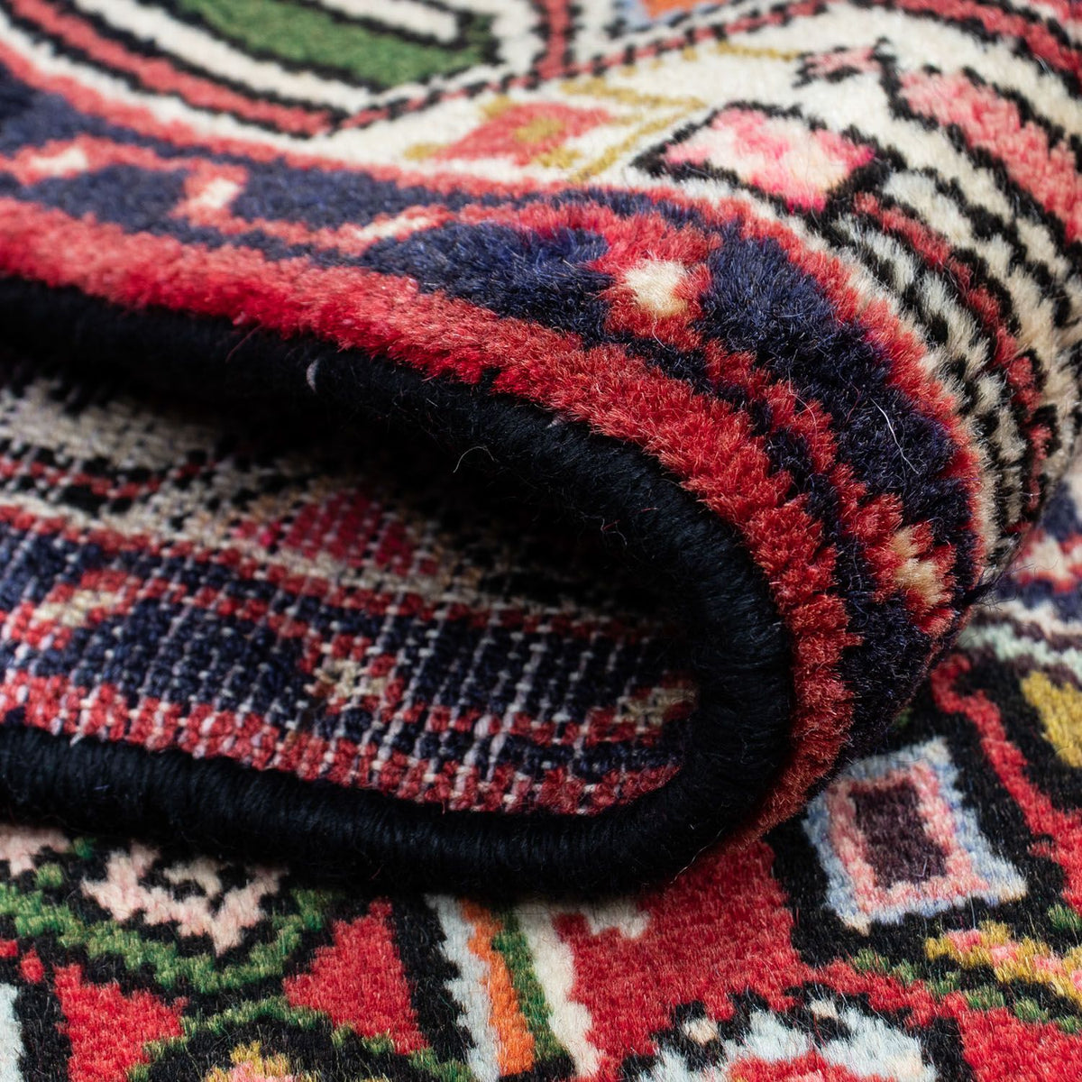Alfombra persa - Nómada - 125 x 80 cm - rojo