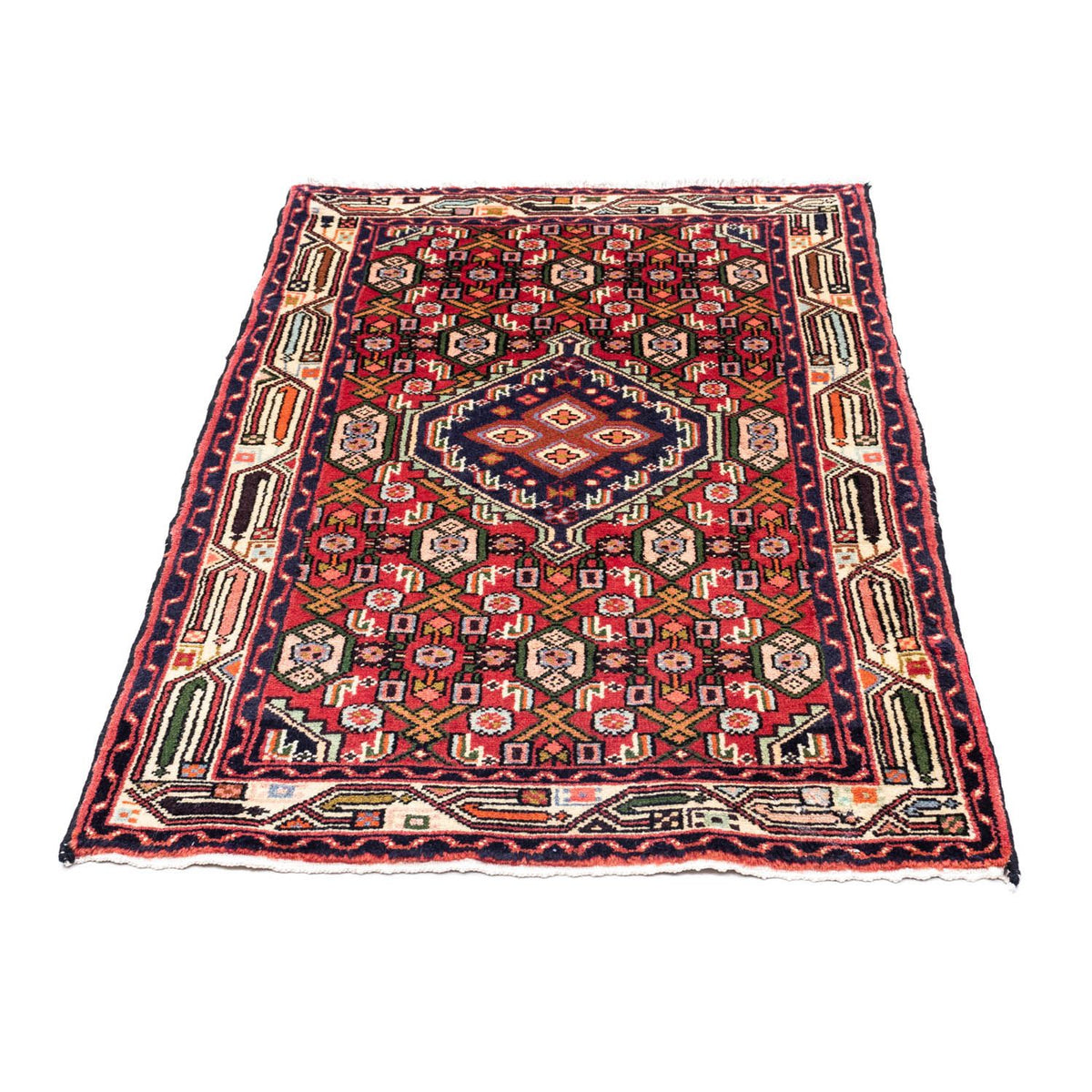 Alfombra persa - Nómada - 125 x 80 cm - rojo