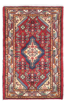 Alfombra persa - Nómada - 125 x 80 cm - rojo