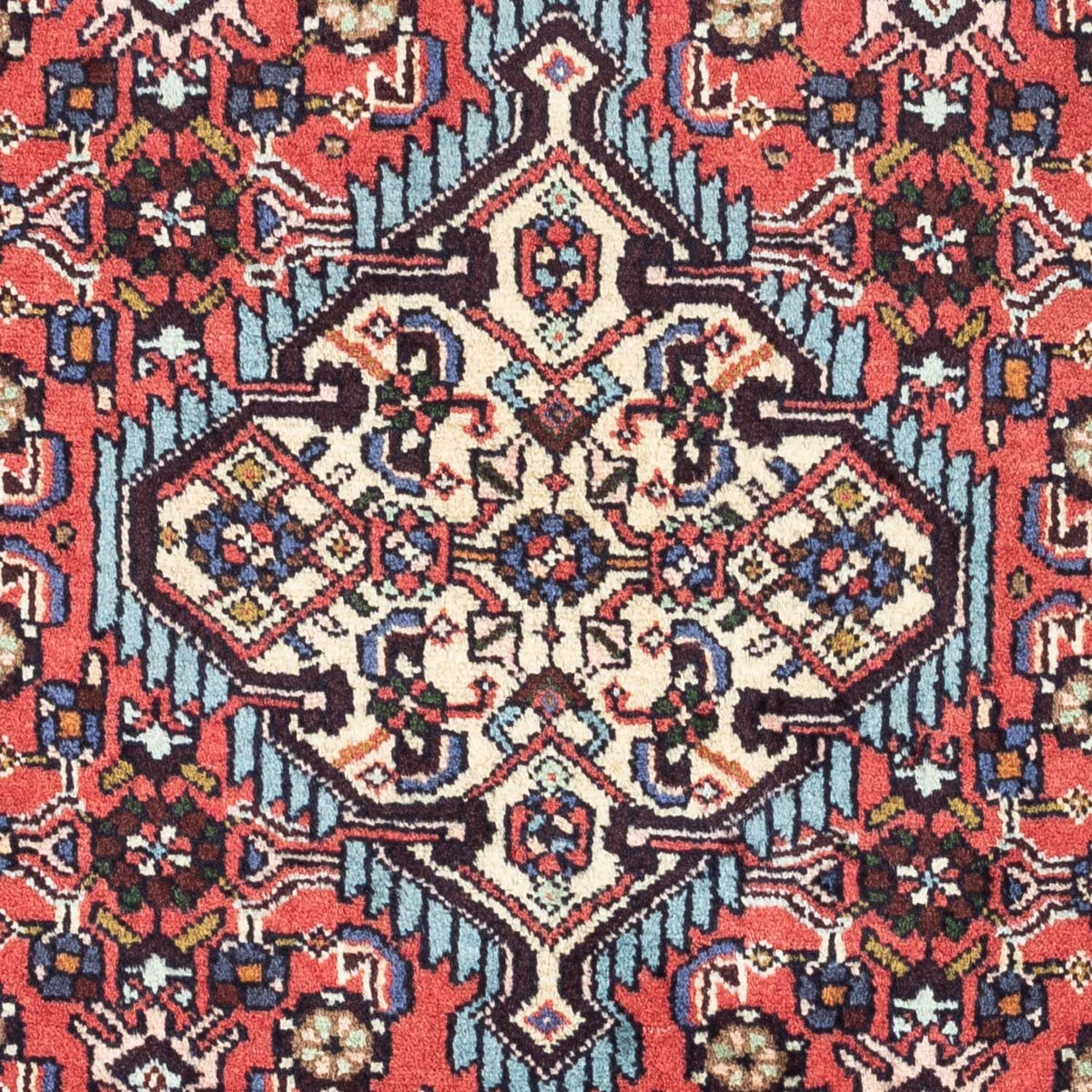 Alfombra persa - Nómada - 125 x 80 cm - rojo claro