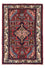 Alfombra persa - Nómada - 125 x 80 cm - rojo oscuro