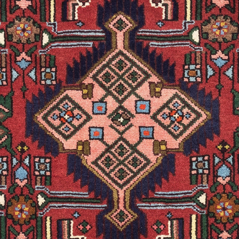Alfombra persa - Nómada - 125 x 80 cm - rojo oscuro