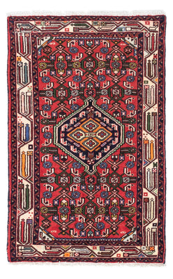 Alfombra persa - Nómada - 125 x 80 cm - rojo